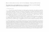 Riccardo Finocchi - Antonio Perri - Paolo Peverini Da ... · Per ciò che attiene alla stesura materiale del testo, tuttavia, ... in chiave semiotica/estetica cfr. R ... mutamenti