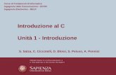 Introduzione al C Unità 1 - Introduzionesalza/FI-C/1-C-17-18.pdf · Obiettivi del corso (parte II) • Concetti di algoritmo e programma ... Paradigmi di programmazione Unità 1