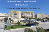 Incretinomimetici: benefici attesi Michele Russo U.O ... - Settembre/18-09 Lilly... · Barriere al raggiungimento degli obiettivi glicemici Declino inevitabile della funzione -cellulare