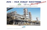 AIS - ISA ITALY SECTION - AISISA | ASSOCIAZIONE ITALIANA ... · L’associazione si rinnova annualmente e ha validità per l’anno solare in corso ... I AIS ISA 10 2016 n. 1. Fiere