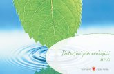 Premessa - rinnovabili.me · Cosa contiene un detersivo? ... per il processo detergente e possono essere causa di dermatiti e allergie ... In commercio sono già disponibili detersivi