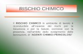 INSORGENZA DEL RISCHIO CHIMICO - …nicolamarotta.altervista.org/tecnica e sicurezza dei cantieri/Copia... · INSORGENZA DEL RISCHIO CHIMICO Un RISCHIO CHIMICO si concretizza nel
