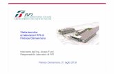 Visita tecnica ai laboratori RFI di Firenze Osmannoro · Le proposte operative I laboratori ferroviari di RFI. 3 Con la riorganizzazione del Novembre 2015, la SO Laboratori ha il