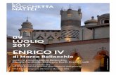 Rocchetta Enrico VI - porrettacinema.com · L’Enrico IV di Marco Bellocchio è una rilettura del testo pirandelliano fresca e originale, per felice privilegio di età o per renitenza