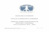 Guida dello studente CdlSpecialistica 2012-2013 · Comunicazione del Nucleo di Valutazione di Ateneo ... Anatomia Patologica Medicina e Società Terapia Medica Fondamenti di Oftalmologia