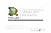 Istituto Beni Culturali della Regione Emilia-Romagna RESTAURO 2012.pdf · Istituto Beni Culturali della Regione Emilia-Romagna ... media, i siti e portali di architettura, e le istituzioni