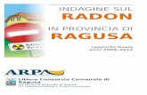 INDAGINE SUL RADON - Arpa · PDF filequesto lavoro conclusivo del progetto pilota di monitoraggio del radon nel ... informativi sulle caratteristiche del radon e ... tecnico per la