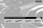 Edizione Riduttori per Carrelli Automotori 07/2001 · esclusivamente un dispositivo di calettamento. Per il posizionamento utilizzare il foro Per il posizionamento utilizzare il foro