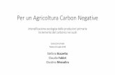 Per un Agricoltura Carbon Negative - ecquologia.com fileLa biogas refinery un impianto a biogas connesso a due reti Natural gas grid BIOGAS REFINERY SCHEME : ON SITE AND CENTRALIZED