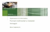 Formati multimediali e metadati: Immagini - Intranet DEIBhome.deib.polimi.it/tagliasa/design_2011/Lab_design 2.2... · 2011-04-18 · Formati multimediali e metadati Sommario Immagini