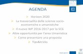 Presentazione standard di PowerPoint - unicas.it · Sportello dello stretto (R.Calabria - Messina) Toscana Umbria ... Europe 2020 is the European Union’s ten-year jobs and growth