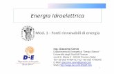 Dipartimento di Energetica Sergio Stecco Università degli ... rinnovabili di energia. l'energia... · Nel caso teorico di un impianto perfetto (rendimento 100%), annullando quindi