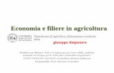 Economia e filiere in agricoltura - dsps.unict.it e filiere in... · • Globalizzazione dell’economia ri-localizzazione di funzioni e attività produttive a livello internazionale