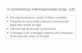Il commercio internazionale - My LIUCmy.liuc.it/MatSup/2008/L99944/S.Capri lezione 9 marzo 2009.pdf · Il commercio internazionale (cap. 12) Gli argomenti pro e contro il libero scambio