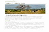 Parchi Africani - africandando.com · naturale ospita la massima concentrazione di animali di tutta l'Africa occidentale ed È il punto di forza del turismo nel Burkina Faso. Qui,