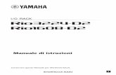 Manuale di istruzioni - in.yamaha.com · • In caso di caduta o danneggiamento del dispositivo, spegnere immediatamente l'interruttore di alimentazione e richiedere l'assistenza