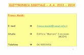 ELETTRONICA DIGITALE - A.A. 2013 - 2014 - roma1.infn.itmeddif/ElettronicaDigitale-MaterialeDidattico/... · -Reti logiche combinatorie ... (JTAG) per il test e la configurazione di