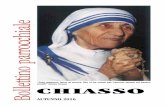 Ligornetto - altracultura.ch autunno 2016... · viene concesso di aprire case in Urss e a Cuba. Il 10 dicembre 1979, madre Teresa riceve ad Oslo il premio Nobel per la pace. Muore