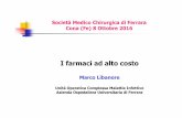 SocietàMedico Chirurgica di Ferrara Cona(Fe) 8 Ottobre 2016 · Attivazione di Linee Guida locali di profilassi e terapia delle infezioni; Monitoraggio del consumo di antibiotici