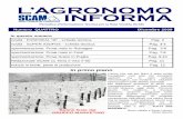 NOTIZIARIO SCAM numero 4 NOVEMBRE 09 [modalit … · sperimentazione: Prova Grano in Puglia Pag. 9-10 In questo numero L’AGRONOMO Numero QUATTRO Dicembre 2009 Periodico d’Informazione