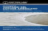 VANTAGGI DEL COTONE AMERICANO - cottonusa.org · I tre filati ricavati dai diversi tipi di cotone sono stati utilizzati per realizzare tre tessuti a maglia in jersey semplice con