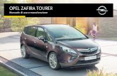 Opel Zafira Tourer Manuale di uso e manutenzione · Regolazione dei sedili Posizionamento dei sedili ... Altezza del sedile Azionamento della leva verso l'alto : Sollevamento del