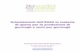 Orientamenti dell'ESSA in materia di igiene per la ...sproutedseeds.eu/wp-content/uploads/2016/10/SANTE-2017-10151-00-00... · della Commissione sul riconoscimento degli stabilimenti