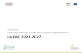 04/06/2018 Sintesi delle modifiche previste nella Proposta ... · principio di sussidiarietà ... ma nelle slide CE) • Annual Performance Report • Annual Performance Review (che
