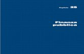 Finanza pubblica - Istat.it · 25. Finanza pubblica I flussi finanziari originati dai bilanci dello Stato, delle Regioni, delle Pro-vince, dei Comuni e degli altri enti pubblici qui