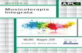 Musicoterapia Integrata - Milano · musicoterapiche sono inoltre condotte con successo in ambito geriatrico, oncologico e delle cure palliative . La musicoterapia è una disciplina