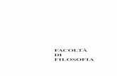 FACOLTÀ DI FILOSOFIA - anselmianum.com · La Facoltà di Filosofia offre tre cicli di studio con un complesso di disci-pline formative organizzate in funzione degli obiettivi che