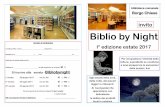 invito Biblio by Night - comune.borgochiese.tn.it filebiblioteca comunale Borgo Chiese Agli amanti della sera, della notte, dei piaceri leggeri e rilassanti. Ai buongustai che apprezzano