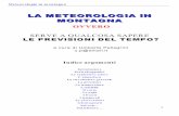 Meteorologia in montagna - caisem.orgcaisem.org/public/Didattica\TUTTI\Meteorologia.pdf · La meteorologia dunque è uno strumento, forse l’unico, per minimizzare, ma non eliminare,