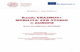 Bando ERASMUS+ - economia.unipd.it · lingua di lavoro, per facilitare l’adeguamento alle richieste del mercato del lavoro a livello comunitario, per l’acquisizione di una competenza