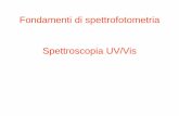 Fondamenti di spettrofotometria - DidatticaWEBdidattica.uniroma2.it/assets/uploads/corsi/148587/Lezione_11... · con la materia Serve per : ... Alle diverse radiazioni visibili che