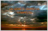 La poesia di Giacomo Leopardi “ La quiete dopo la tempesta · La poesia di Giacomo Leopardi “ La quiete dopo la tempesta ... confronto al dolore che domina nella natura . Nella