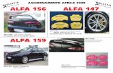 ALFA 159 ALFA 156 - Helvetia - Spoiler · Alfa Romeo (serie 4 pezzi) ART. PF 800/4 Copripinze freno giallo con serigrafia GIALLO Alfa Romeo (serie 4 pezzi) N.B. Montabili anche su: