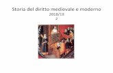 Storia del diritto medievale e moderno · Storia del diritto medievale e moderno 2018/19 2. Città (Siena) 2 . Siena San Gimignano (Si) Orte (Vt) Pitigliano (Gr) Sermoneta (Lt) Corneto