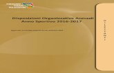 Disposizioni Organizzative Annuali Anno Sportivo 2016-2017 ... Esecutivo... · Mini Basket minibasket@fip.it 06/62276236 Settore Squadre Nazionali (SSN) ssn@fip.it 06/62276222/27/44