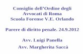 Consiglio dell’Ordine degli Avvocati di Roma Scuola ... DIFFAMAZIONE.pdf · presa in considerazione (Antolisei, Manuale di Diritto Penale, ... • Le circostanze ad effetto speciale
