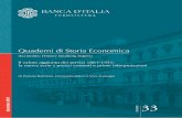 Quaderni di Storia Economica - Banca d'Italia - Il sito ... · La serie Quaderni di Storia Economica intende promuovere la circolazione, in versione provvisoria, di studi storici