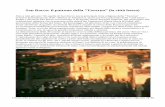 San Rocco: il patrono della “Taverna” (la città bassa) · 2012-08-16 · probabilmente alle epidemie di colera e peste dell’Italia meridionale nel XVI secolo. ... indossato