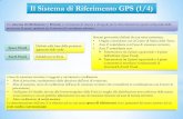 Il Sistema di Riferimento GPS (1/4) - aup.it · Trasformazione tra Sistemi di Riferimento (2/2) • Noti i 7 parametri (3 traslazioni S 0, 3 rotazioni R ed 1 fattore di scala ) è