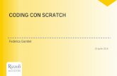 CODING CON SCRATCH - rizzolieducation.it · Coding con Scratch. ... () Coding con Scratch. ... ScratchJr è un linguaggio di introduzione alla programmazione che permette ai più