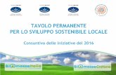 TAVOLO PERMANENTE PER LO SVILUPPO SOSTENIBILE … · Slide 2 Nel 2011 la società Biomasse Italia ha subito una scissione, ... effettuato regolarmente il Riesame della Direzione,