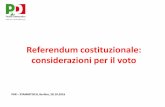 Referendum costituzionale: considerazioni per il voto · Forte e crescente incidenza dei ricorsi relativi a conflitti di competenza tra Stato e , con andamento sostanzialmente crescente