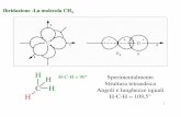 Ibridazione -La molecola CH4 - Corso di Chimicacorradoberti.people.ing.unibo.it/Fondamenti/11-ibridazione e... · orbitali ibridi sp2. Ibridazione sp2 ddel CARBONIO Geometria TRIGONALE