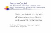 2002-2.attaccamento metacognizione ... - dott. Antonio Onofri · Antonio Onofri APC, Associazione di Psicologia Cognitiva, Roma ARPAS, Associazione per la Ricerca sulla Psicopatologia