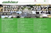 La Brianza e le sue tradizioni popolari MUSICA in VILLA ... · La Brianza e le sue tradizioni popolari MUSICA in VILLA MUSICA in PIAZZA MUSICA nei CORTILI Le Bande Musicali della