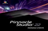 Manuale utente di Pinnacle Studio 22help.pinnaclesys.com/pinnacle/how-to/it/user-guide/pinnaclestudio.pdf · I nomi dei tasti sono scritti co n l'iniziale maiuscola e appaiono sottolineati.